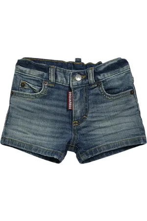 Dsquared2 Shorts Aus Verwaschenem Stretch-baumwolldenim
