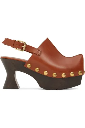 Etro 90mm Hohe Lederclogs
