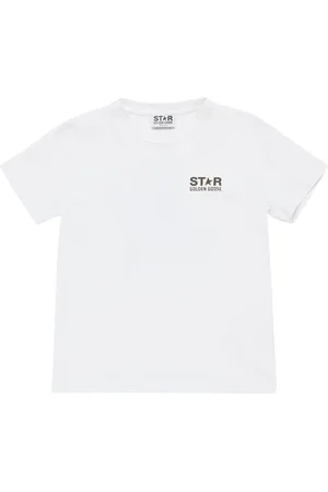 Golden Goose T-shirt Aus Baumwolle Mit Logo „star“