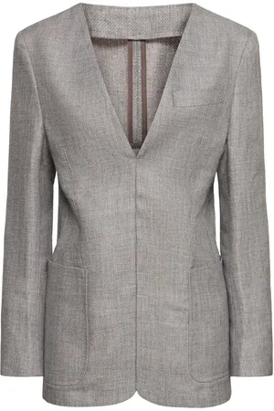 BETTTER Jacke Aus Wollmischung Mit V-ausschnitt