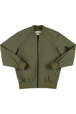 Msgm Bomberjacke Aus Baumwollmischung