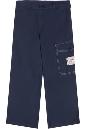 Nº21 Cargohose Aus Baumwollmischgabardine