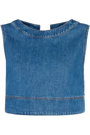 Max Mara Ärmelloses Denim-oberteil „magia“