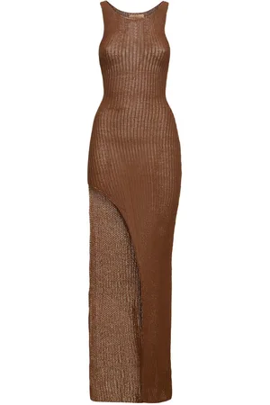 AYA MUSE Langes Kleid Aus Baumwollmischung „ika“