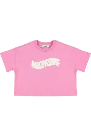 Msgm T-shirt Aus Baumwolljersey Mit Logo