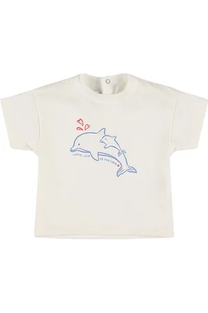 Petit Bateau Bedrucktes T-shirt Aus Baumwolljersey