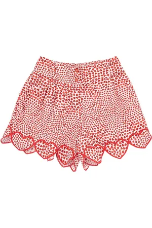 Stella McCartney Shorts Aus Baumwollvoile „aop“