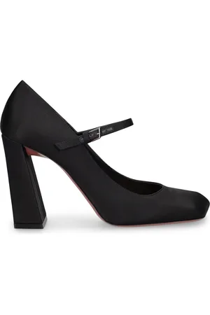 Amina Muaddi 95mm Hohe Pumps Aus Satin „charlotte“