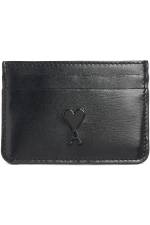 Ami Kartenhülle Aus Leder Mit Logo Aus Metall