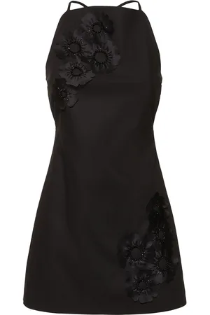 Msgm Minikleid Aus Popeline Mit Verzierung