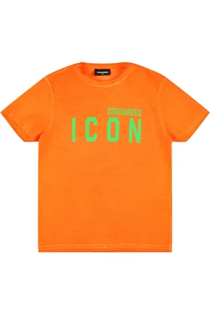Dsquared2 Bedrucktes T-shirt Aus Baumwolljersey