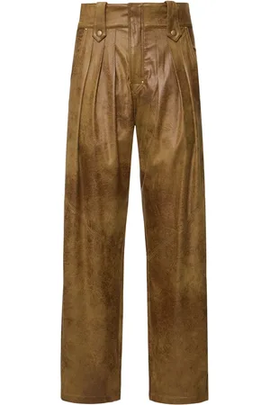 Isabel Marant Weite Kunstlederhose „gwen“