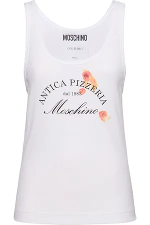 Moschino Tanktop Aus Baumwolljersey Mit Logo