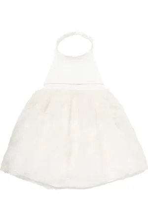 Simonetta Kleid Aus Stretch-baumwollsatin
