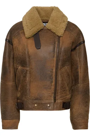 Acne Studios Jacke Aus Leder Und Shearling „lakota“
