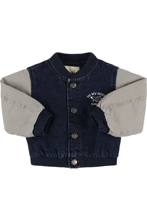 The New Society Sportjacke Aus Baumwolldenim