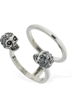 Alexander McQueen Zwilling Totenkopf Ring