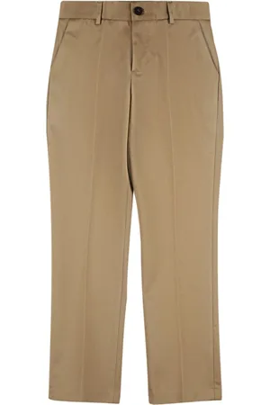 VERSACE Hose Aus Baumwollsatin Und Gabardine