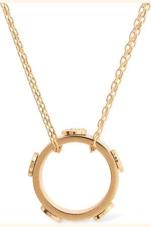 Tory Burch Halskette Mit Rundem Anhänger „miller“