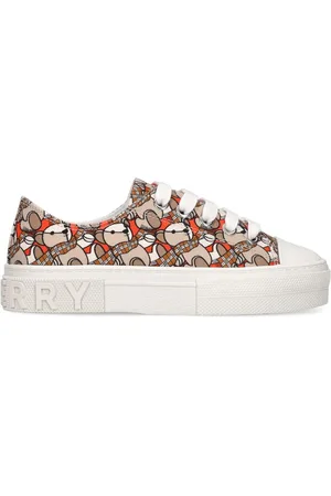 Burberry Schnürsneakers Aus Baumwolle Mit Logodruck