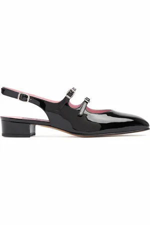 Carel 20mm Hohe Pumps Aus Leder „peche“