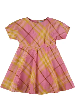 Burberry Hemdkleid Aus Seide Mit Karos