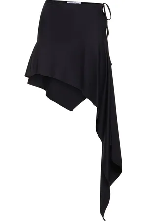 The Attico Asymmetrischer Midirock Aus Lycra
