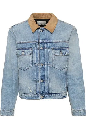 Frame Jacke Aus Baumwolldenim
