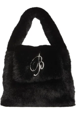 BLUMARINE Handtasche Aus Kunstpelz Mit Logo