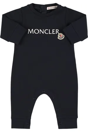 Moncler Strampler Aus Baumwollmischung Mit Logodruck