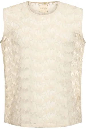 HARAGO Tanktop Aus Baumwollspitze