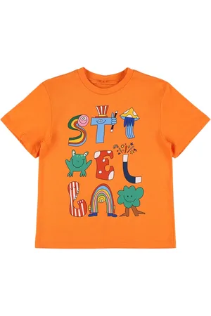 Stella McCartney Bedrucktes T-shirt Aus Baumwolljersey
