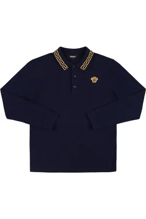 VERSACE Polohemd Aus Baumwollpiqué