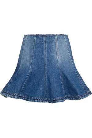 Msgm Minirock Aus Denim