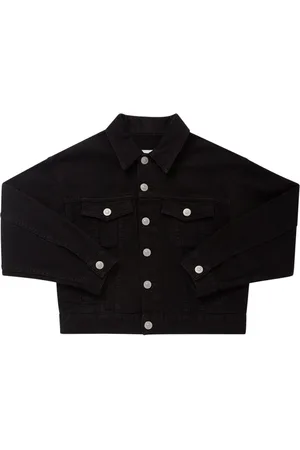 Maison Margiela Jacke Aus Baumwolldenim Mit Logostickerei