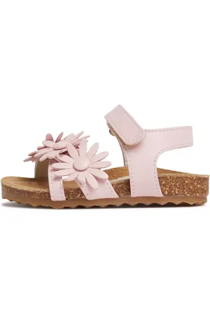 Il gufo Ledersandalen Mit Blumen
