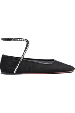 Amina Muaddi 10mm Hohe Mesh-schuhe „ane“