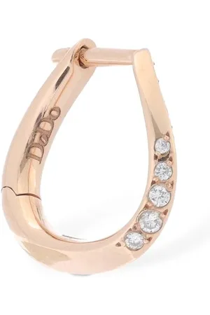Dodo 9kt Mono-ohrring Aus Rotgold Mit Diamanten
