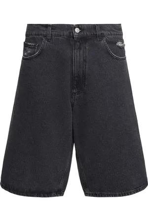 1017 ALYX 9SM Shorts Aus Baumwolldenim Mit Rissen