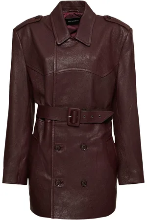 Manokhi Kunstleder-trenchcoat „erika“