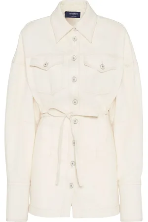 Sportmax Lange Denim-jacke „biblios“