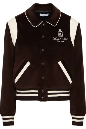 Sporty & Rich Collegejacke Aus Baumwollkord „vendome“