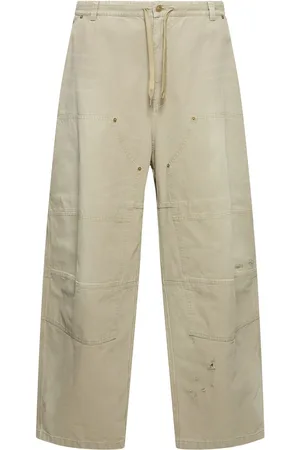 Balenciaga Baumwollhose Mit Doppelknien