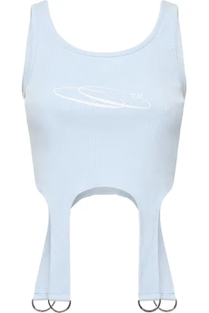 Cannari Concept Geripptes Baumwoll-oberteil Mit D-ringen „synda“