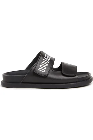 Dsquared2 Sandalen Aus Leder Mit Logo