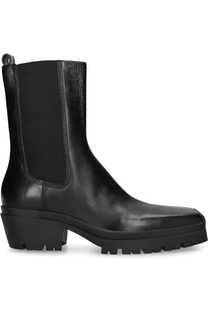 Alexander Wang 45mm Hohe Stiefeletten Aus Leder „terrain“