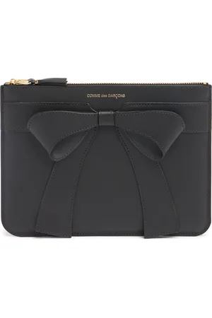 Comme des Garçons Ledertasche Mit Reißverschluss „big Bow“