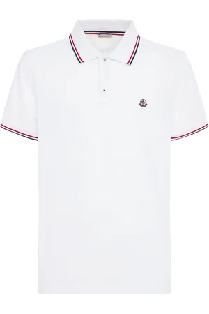 Moncler Polohemd Aus Baumwollpiqué