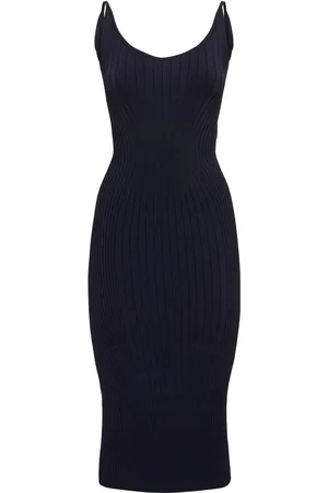 MUGLER Midikleid Aus Strickripp