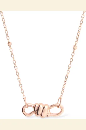 Dodo 9kt Roségold-halskette „nodi“